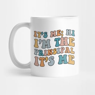 It's Me Hi I'm The Principal Teacher Retro Back To School Mug